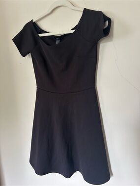 Forever 21 Black Fit-and-Flare Mini Dress